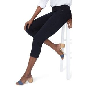 NYDJ Lift & Tuck Technology Capris Black Jeans, Women’s Sz 4, EUC